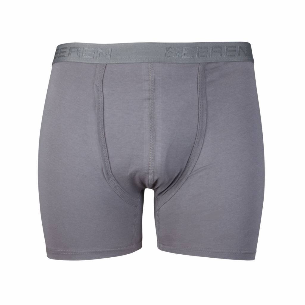 Beeren Heren Boxershort Met Gulp Grijs 2-Pack