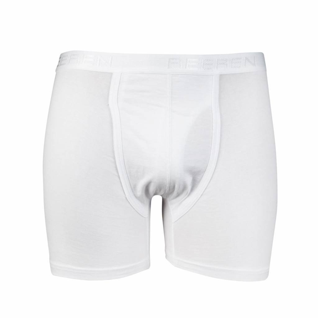 Beeren Heren Boxershort Met Gulp Wit 2-Pack