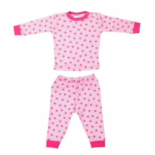 Beeren Baby Pyjama Streep/Ster Roze