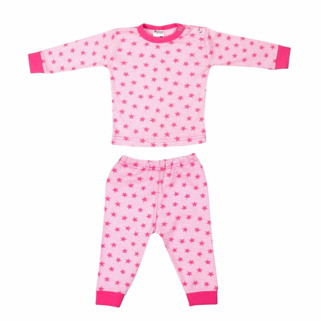 Beeren Baby Pyjama Streep/Ster Roze