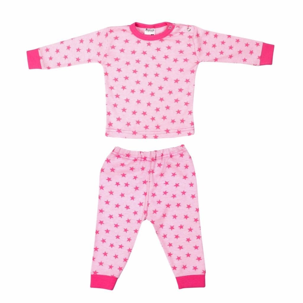 Beeren Baby Pyjama Streep/Ster Roze