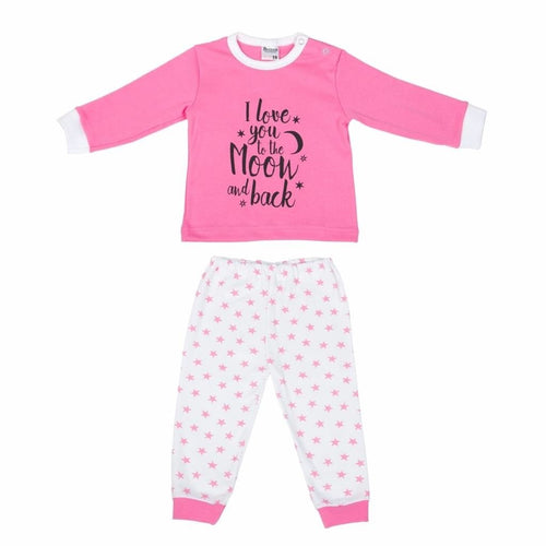 Beeren Beeren Baby Pyjama To The Moon Roze