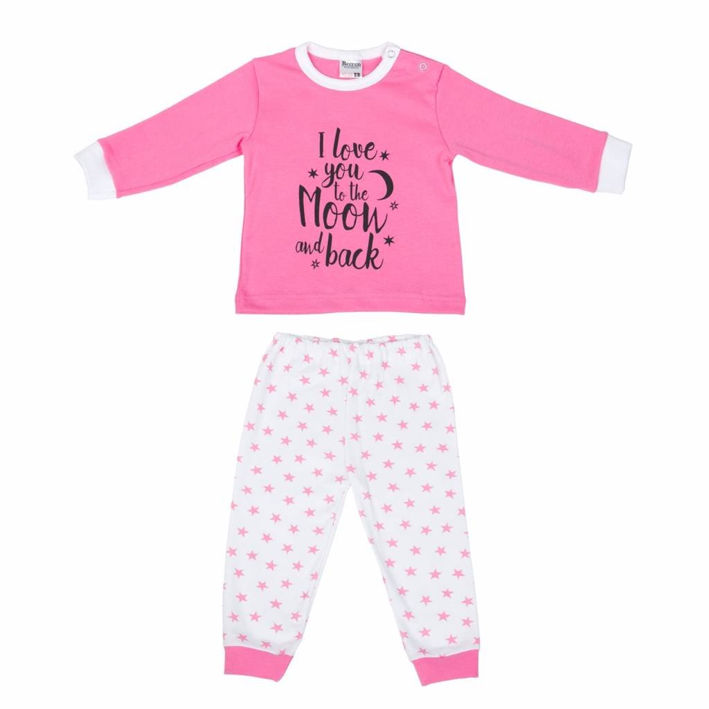 Beeren Beeren Baby Pyjama To The Moon Roze