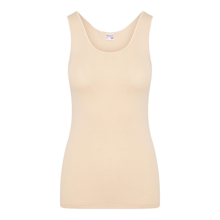 Beeren Dames Comfort Feeling Hemd Beige 2-Pack