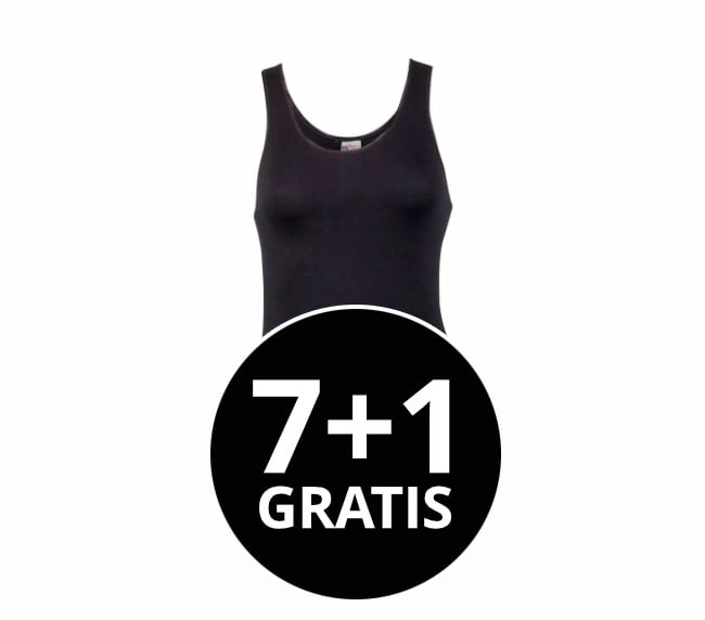 Beeren dames comfort feeling hemd zwart voordeelpack