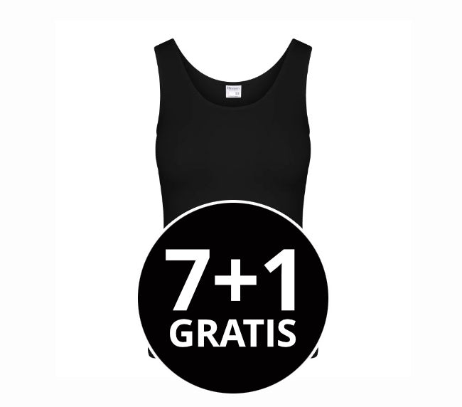 Beeren Dames Hemd Basic Zwart Voordeelpack