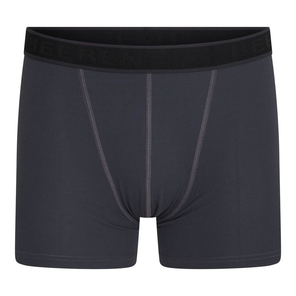 Beeren Heren Boxershort Young Sven Antraciet 2-Pack