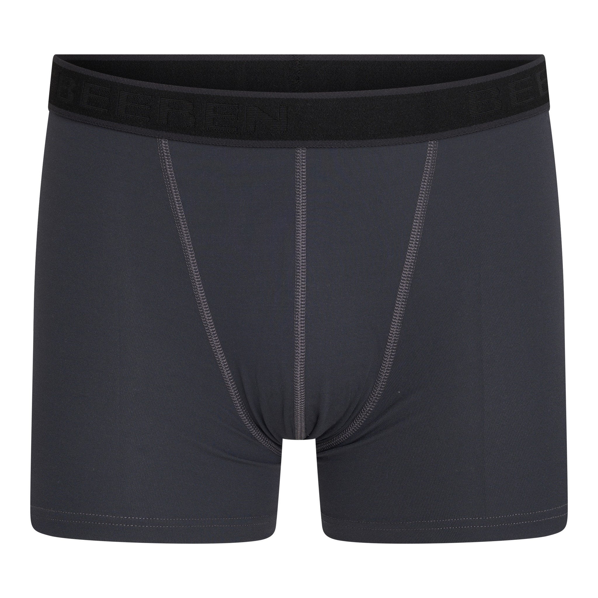 Beeren Heren Boxershort Young Sven Antraciet 2-Pack