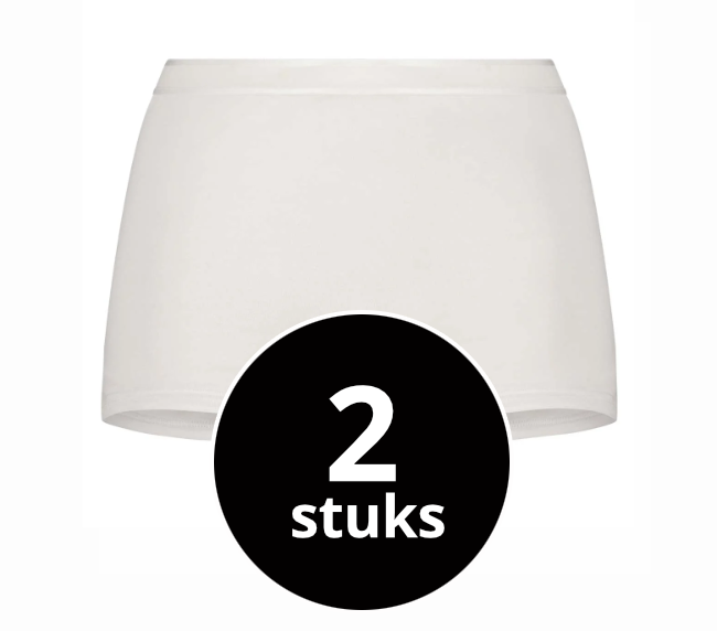 Beeren Dames Green Comfort Short Wit 2-Pack