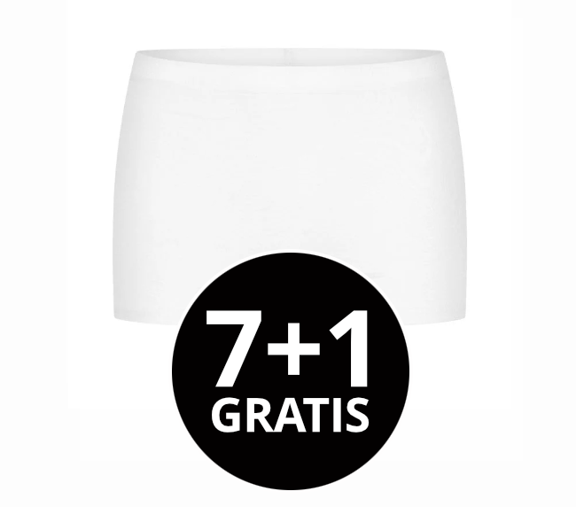 Beeren Dames Basic Boxer Wit Voordeelpack