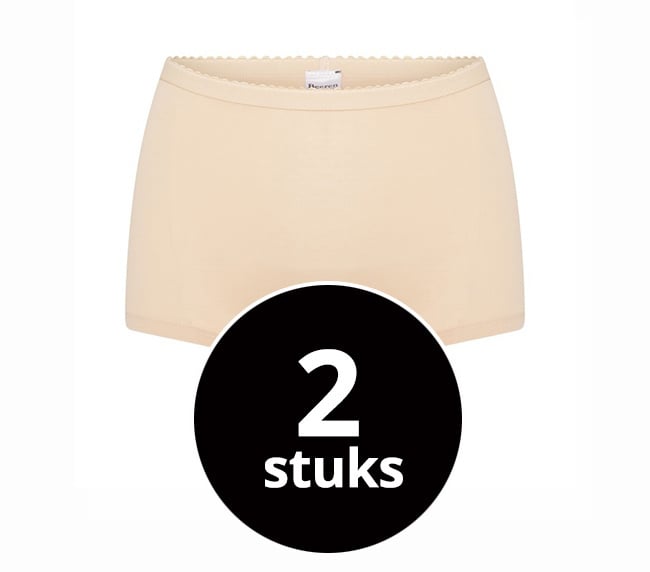 Beeren Dames Boxer Comfort Feeling Beige 2-Pack