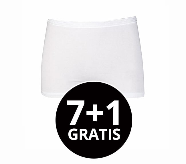 Beeren Dames Boxer Comfort Feeling Wit voordeelpack