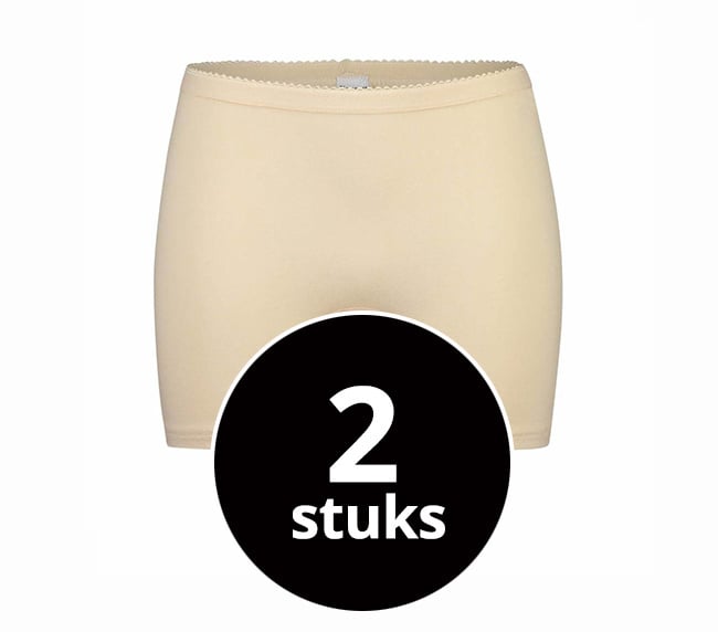 Beeren Dames Boxer Softly huidskleur 2-Pack