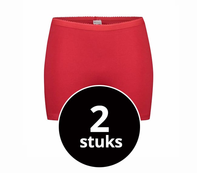 Beeren Dames Boxer Softly rood 2-Pack