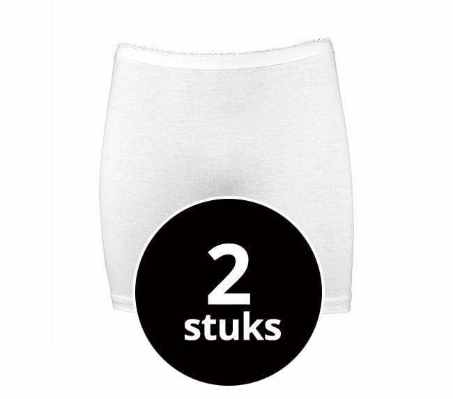 Beeren Dames Boxer Softly Wit 2-Pack