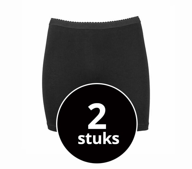Beeren Dames Boxer Softly Zwart 2-Pack