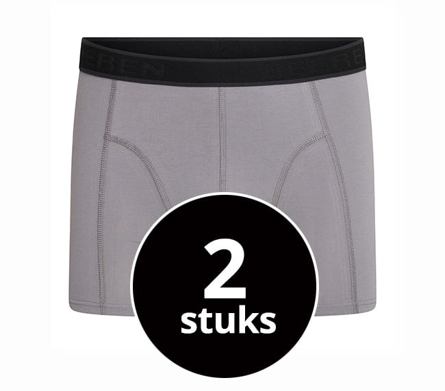 Beeren Heren Boxershort Hugo grijs 2-Pack