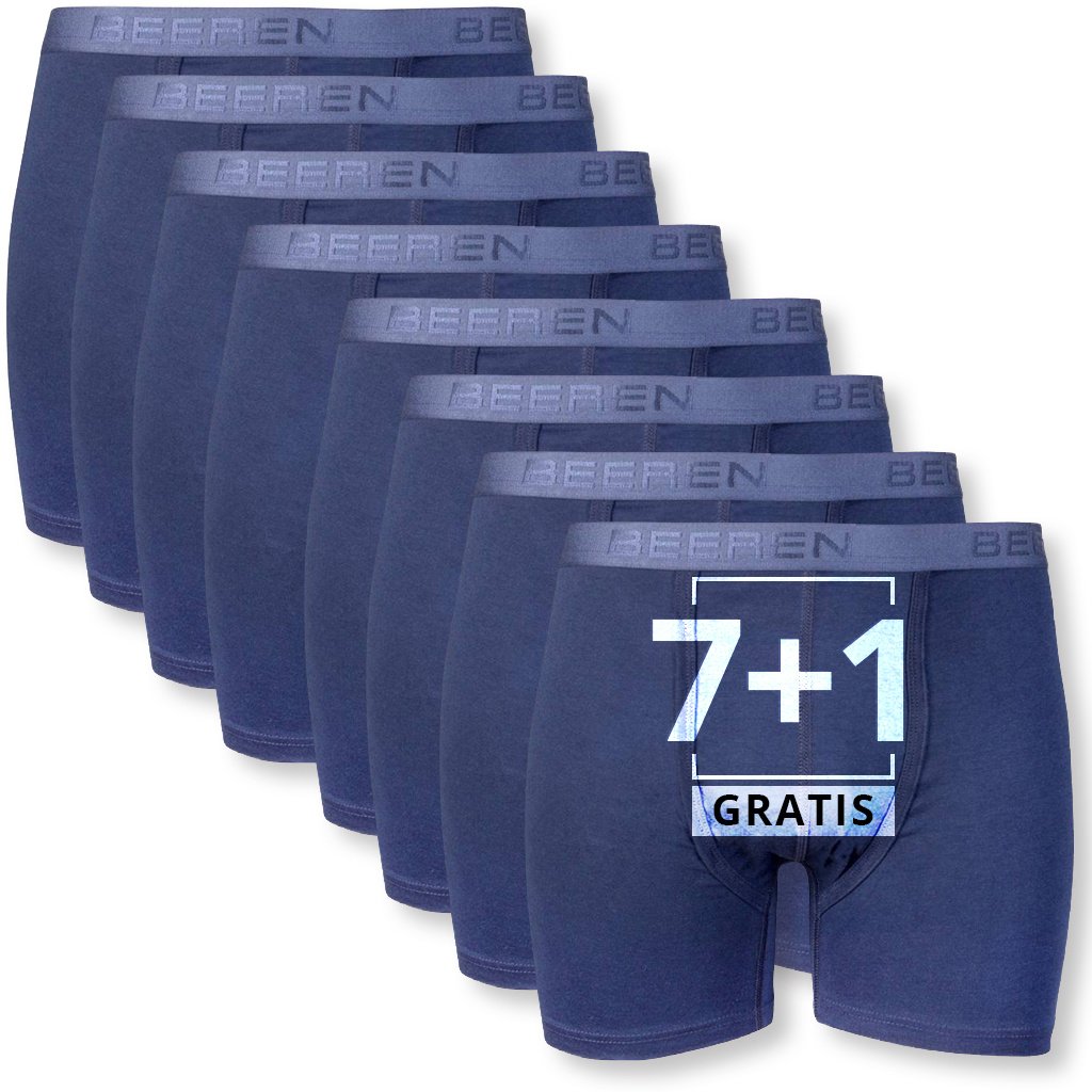 Beeren Heren Boxershort Met Gulp Blauw voordeelpack