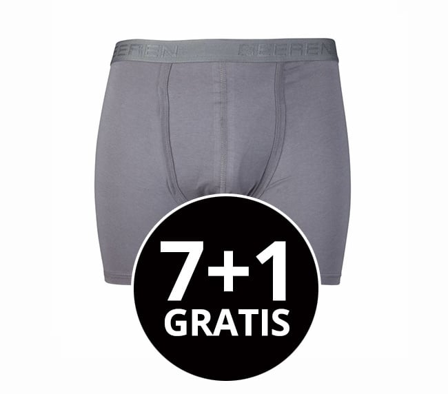 Beeren Heren Boxershort Met Gulp grijs voordeelpack