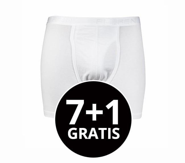 Beeren Heren Boxershort Met Gulp Wit voordeelpack