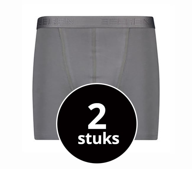 Beeren Heren Boxershort Roger Grijs 2-Pack