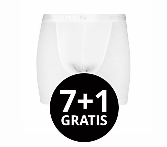 Beeren Heren Boxershort Roger Wit voordeelpack