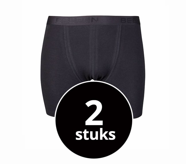 Beeren Heren Boxershort Roger Zwart 2-Pack