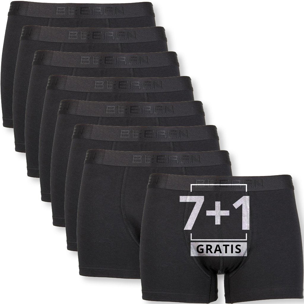 Beeren Heren Boxershort Rolf Zwart Voordeelpack