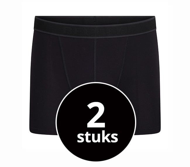 Beeren Heren Boxershort Young Sven Zwart 2-Pack