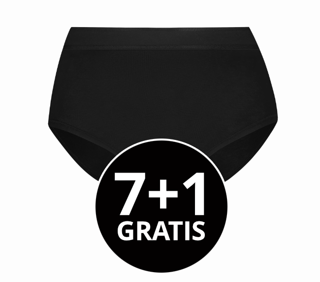 Beeren Dames Green Comfort Midi Zwart Voordeelpack