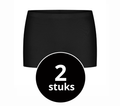 Beeren Dames Basic Boxer Zwart 2-Pack